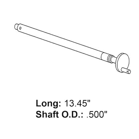 Aftermarket 1870243M9 Draft Control Shaft Fits Massey Ferguson 135 230 240 245 250 1870243M92